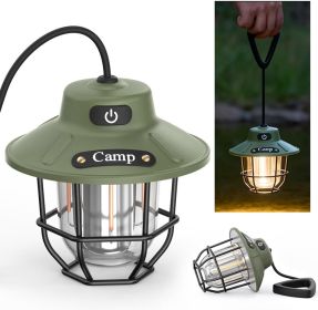 Camping Lights, Camping Lantern Rechargeable with 3 Brightness 4 Modes & SOS, 1200LM, Flashlight Lanterns for Power Outages Hiking Outdoor Home Emerge