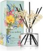 Reed Diffuser Set with Preserved Baby's Breath with Sticks/April Breeze / 6.7oz / Scent Fragrance Oil Diffuser for Bedroom Bathroom Home Décor