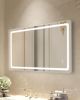 LED Bathroom Mirror, 36" x 72" LED Bathroom Vanity Mirror with Frontlit and Backlit, Anti-Fog Memory Mirror with Lights, Stepless 3 Colors Temperature