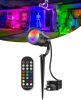 12W Halloween Spotlight Outdoor with Remote Plug Timer Color Changing 120V Landscape Lighting Waterproof Dimmable LED Spot Light for Yard Christmas Ou