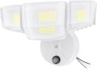 Dusk to Dawn Outdoor Lighting,90W 10000LM Flood Lights Outdoor,IP66 Waterproof White LED Security Light with Photocell,6500k Daylight 4 Heads Exterior