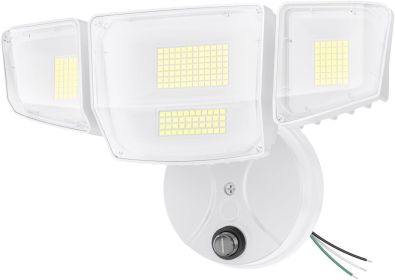 Dusk to Dawn Outdoor Lighting,90W 10000LM Flood Lights Outdoor,IP66 Waterproof White LED Security Light with Photocell,6500k Daylight 4 Heads Exterior