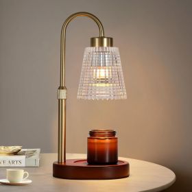 Antique Brass Candle Warmer Lamp WithTimer and Dimmer,Fragrance Electric Wax Melt Warmer with 2 Bulbs,Scented Jar Lamp,Mother's Day/Birthday/Christmas