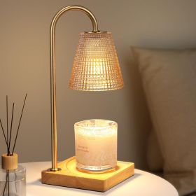 Amber Candle Warmer Lamp-Dimmable Candle Lamp with Timer, Christmas Birthday Gifts for Women, House Warming Gifts for New Home Bedroom Decor, Vintage