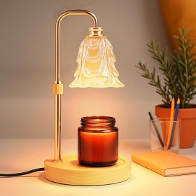 Candle Warmer Lamp with Timer and Dimmer, Electric Wax Warmers for Scented Candles with 5 Brightness Settings, Anti-Glare Lamp with Adjustable Height,