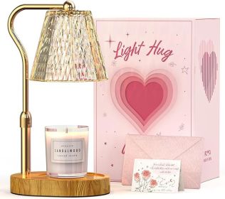 Candle Warmer Lamp with Timer Dimmable Gifts for Women, Adjustable Height Wax Warmer Lamp for Scented Candles, House Warming Gifts for New Home Modern