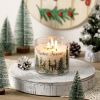 Balsam Pine Christmas Candle 3 Wick