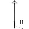 12 Pack Low Voltage Landscape Path Lights, 3W 210LM 12V-24VAC/DC Outdoor LED Pathway Lighting, 3000K Warm White Walkway Lights with Quick Connectors,
