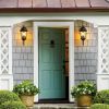 1-Pack Vintage Wall-Mounted Outdoor Lantern Light – Elegant Black Metal Sconce for Porch, Patio, and Garden Lighting (Bulb Not Included)