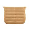 Luxury Accent Chair Tufted Yellow Microfiber Comfy Chair Living Room Furniture 1pc Floor Chair