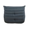 Luxury Accent Chair Button-Tufted Detail Charcoal Microfiber Comfy Chair Living Room Furniture 1pc