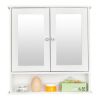 Wall-Mounted Storage Cabinet with Magnetic Lock, Waterproof Space-Saving Organizer for Bathroom, Kitchen, and Home Use