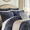 4 PCS King Comforter Set Navy