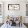Family is Everything Wall Decor-Rustic Family Quote Print Canvas for Farmhouse-Family Signs Wall Art- Framed Artwork Wall Decoration for Living Room,B