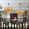 Modern Round Chandelier, 37" Extra Large Black Chandeliers for Dining Room, 14-Light with Tiered Smoke Glass Tubes Ceiling Light, Pendant Lighting Fix