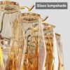 Modern Chandeliers for Dining Room, 54" Large Rectangle Gold Kitchen Chandelier Over Table, 12-Light with Smoke Glass Ceiling Lights, Farmhouse Pendan