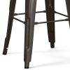Rayne - 30" Metal Bar Stool (Set of 2) - Gun Metal Grey