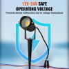 Landscape Lighting, 6W Low Voltage LED Landscape Lights, IP66 Waterproof Landscape Spotlights Yard Lawn Garden Pathway Outdoor Lights 12V 24V 450LM Wa