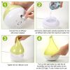Ultrasonic Cool Mist Humidifier Aroma Essential Oil Diffuser Drop-shaped for Home Office Spa Yoga Room Relax