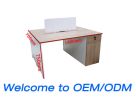 White Melamine Office Workstation Desk
