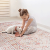 MAVAL Beige Washable Rug 96*60 inch Area Rug (Beige,96*60 inch)