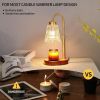 Antique Brass Candle Warmer Lamp WithTimer and Dimmer,Fragrance Electric Wax Melt Warmer with 2 Bulbs,Scented Jar Lamp,Mother's Day/Birthday/Christmas