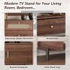 76" TV Stand with Drawers for Living Room/Bedroom, Modern Chic Entertainment Center for TVs Up to 85 inches, Entertainment Center with Storage--Not su