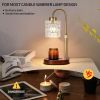 Candle Warmer Lamp with Dimmer and Timer,Home Decor Lamp for Scented Jar,Antique Brass Electric Wax Melt Warmer,Mother's Day/Birthday/Christmas Gifts