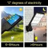 6 packs Solar Powered Motion Sensor Outdoor Garden Light with 108 COB LED Lights