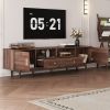 76" TV Stand with Drawers for Living Room/Bedroom, Modern Chic Entertainment Center for TVs Up to 85 inches, Entertainment Center with Storage--Not su