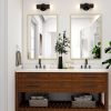 28"x20" Rectangular Bathroom Mirror Decorative Wall Mounted Vanity Mirror, Gold