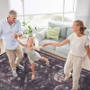 3x5 Area Rug, Washable Rug, Low-Pile, Non-Slip, Non-Shedding, Foldable, Kid & Pet Friendly - Area Rugs for living room, bedroom, kitchen, dining room