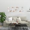 Large Wooden Letters 12 Inch Rustic Wooden Letters B for Wall Decor Home Wood Letters Sunflower Big Wood Wall Letters Decor for Living Room Bedroom Pa