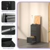 3 Drawer Metal Vertical File Cabinet with Lock Office Home Steel Vertical File Cabinet for A4 Legal/Letter Size