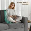 Sectional Sofa, L Shaped Couch, with Reversible Chaise or Ottoman, Dark Gray