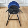 Bar Stool, Set of 2, Velvet Barstool Modern Counter Bar Height Chair with Back, Sturdy Metal Legs & Footrests, Easy Assembly, Island Stool for Kitchen