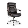 1PC Height Adjustable Big and Tall Office Chair Computer Desk Chair with Metal Base