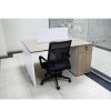 White Melamine Office Workstation Desk