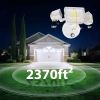 Dusk to Dawn Outdoor Lighting,90W 10000LM Flood Lights Outdoor,IP66 Waterproof White LED Security Light with Photocell,6500k Daylight 4 Heads Exterior