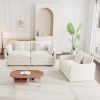 2 Seater Loveseat and Chair Set, 2 Piece Sofa & Chair Set, Loveseat and Accent Chair , 2-Piece Upholstered Chenille Sofa Living Room Couch Furniture(1