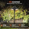 8 Pack Low Voltage Landscape Path Lights, 3W 210LM 12V-24VAC/DC Outdoor LED Pathway Lighting, 3000K Warm White Walkway Lights with Quick Connectors, I