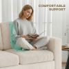 Sectional Sofa, L Shaped Couch, with Reversible Chaise or Ottoman, Cream White