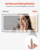 LED Bathroom Mirror, 36" x 72" LED Bathroom Vanity Mirror with Frontlit and Backlit, Anti-Fog Memory Mirror with Lights, Stepless 3 Colors Temperature
