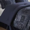 4 PCS King Comforter Set Navy