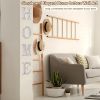 5.7 Inch Marquee Letters Wall Decor, Diamond Monogram Wooden Alphabet Signs, Living Room Bedroom Office Home Decor Wall Art, Initial Decorations Gifts