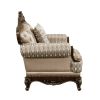 Traditional Luxury Accent Chair Cherry Finish