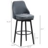 Extra Tall Swivel Bar Stools Set of 2