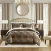 4 Piece Red Comforter Set Red Cal King