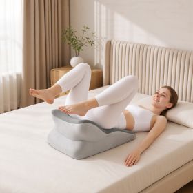 Sex Pillow Couples Sex Toys, 27Â° Ergonomic Memory Foam Support Pillow, Contoured Lounger Cushion for Back & Lumbar Support, Multi-Functional Comfort (Option: Grey)