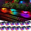 Solar Fence Lights 6 or 12 Pack